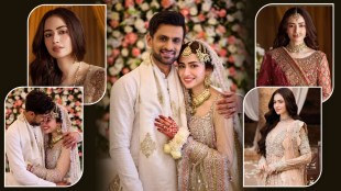 Shoaib Malik shared pictures of his marriage with actress Sana Javed