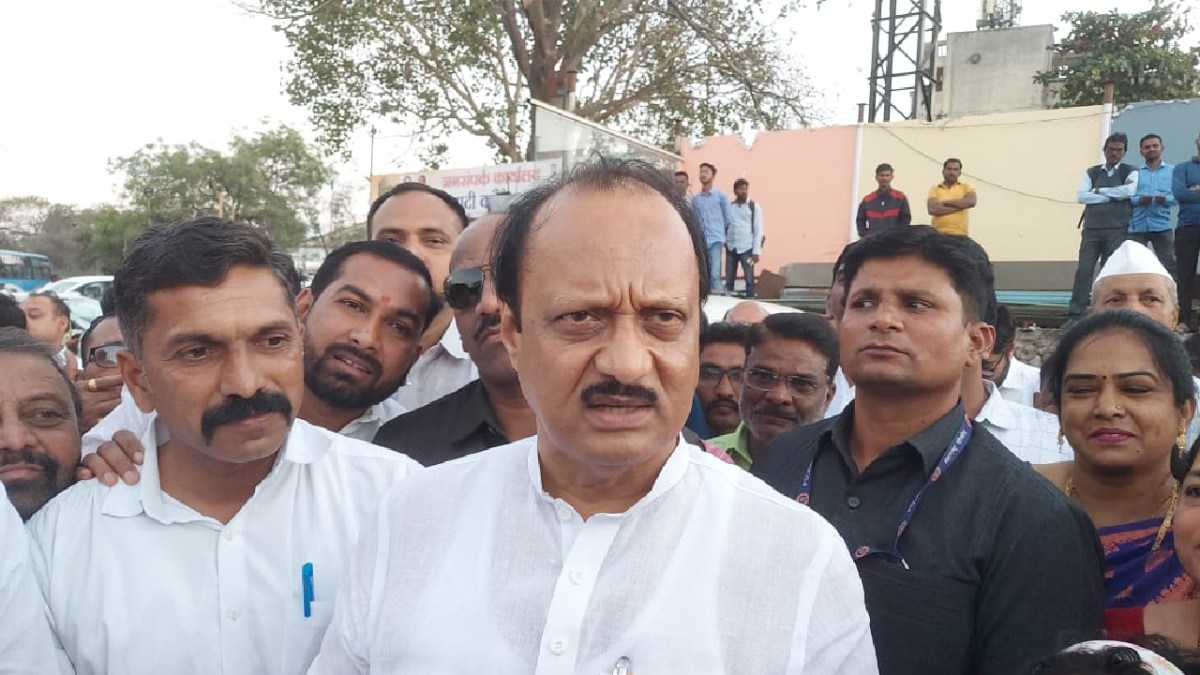 Ajit Pawar inspects border works in Supriya Sule Baramati constituency pune