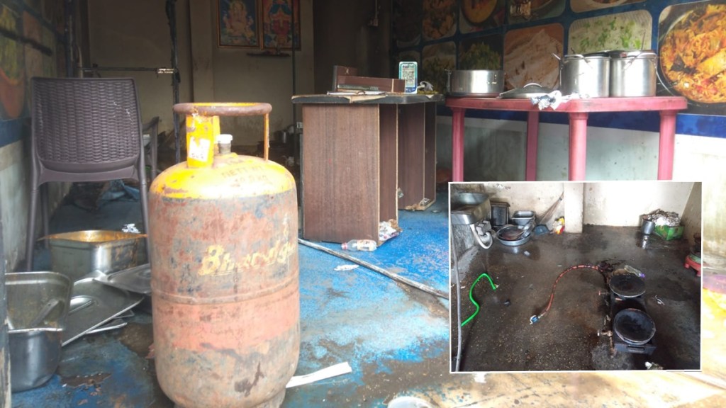 two injured in short circuit nashik news in marathi, nashik gas leakage 2 injured news in marathi