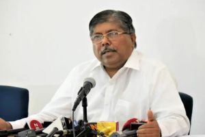 Chandrakant Patil should resign as minister sakal Maratha community demand in Kolhapur