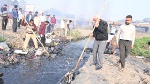 swachhata abhiyan Mousam River Malegaon Dada Bhuse nashik