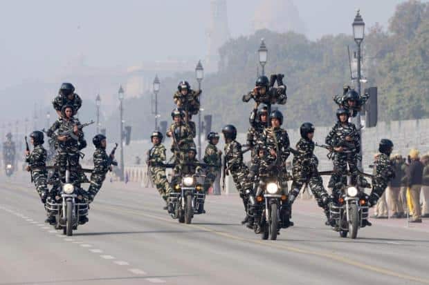  75th Republic Day parade rehearsals begin, all-women Delhi Police contingent to participate for first time (Image: PTI)