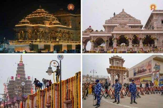 Ayodhya Ram temples Inauguration stunning pictures