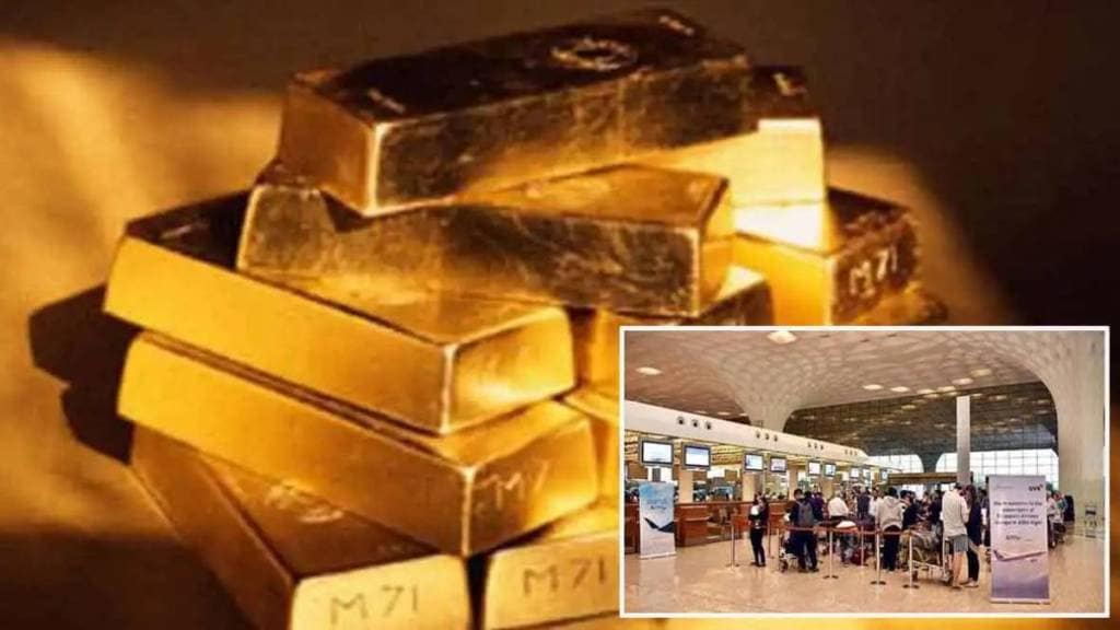 four arrested at mumbai airport for smuggling gold worth rs 2 5 crore from saudi Arabia