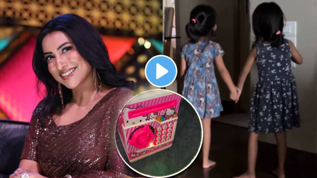 kranti redkar shares funny video of her twin daughter