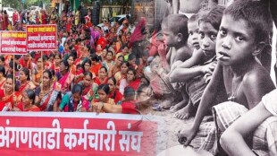 Anganwadi workers strike 58 lakh malnutrition children mumbai