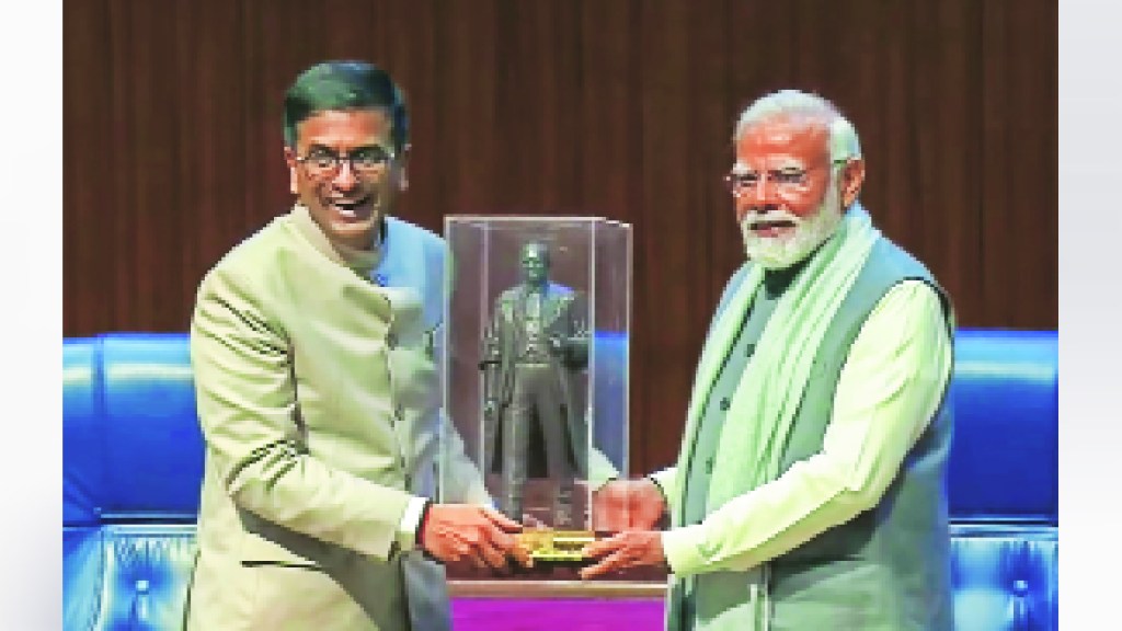 narendra modi Prime Minister Modi and Chief Justice Chandrachud participated in the program on the 75th anniversary of the Supreme Court