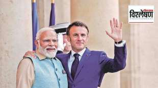 narendra modi and emmanuel macron