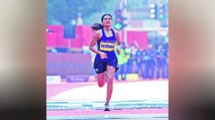 Nimaben Thakor 1st place in Mumbai Marathon sport news