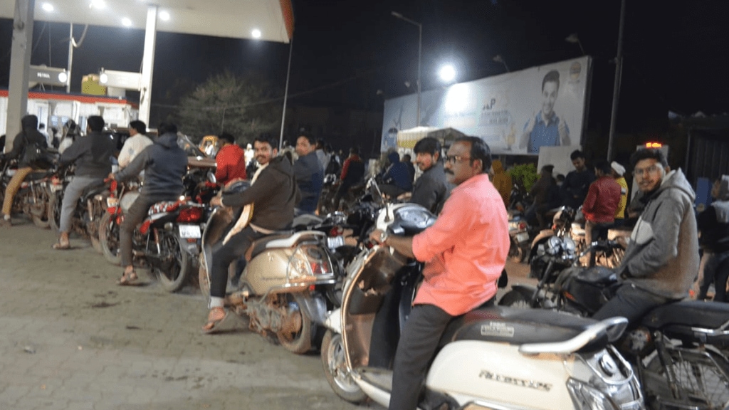 truck drivers agitation fear of disruption petrol diesel supply Washim