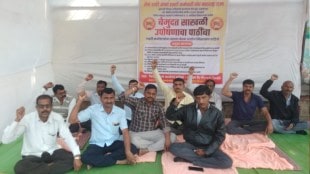 maharashtra State transport employees Chain hunger strike 7th Pay Commission nashik