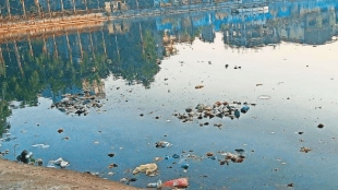garbage Vimala lake a huge stench spreading citizens suffering uran