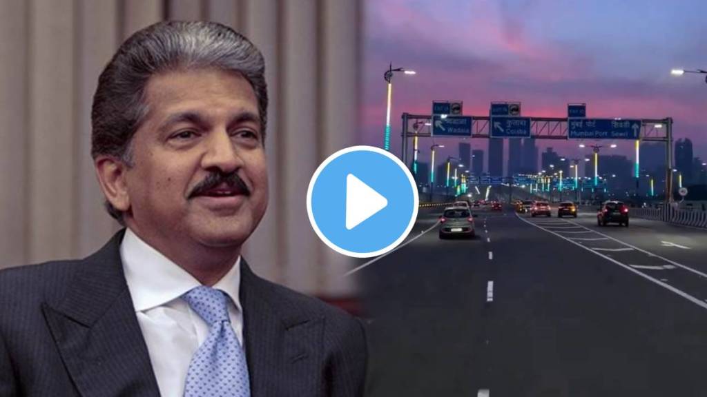 fine piece of engineering Anand Mahindra takes a drive on Atal Setu bridge share video