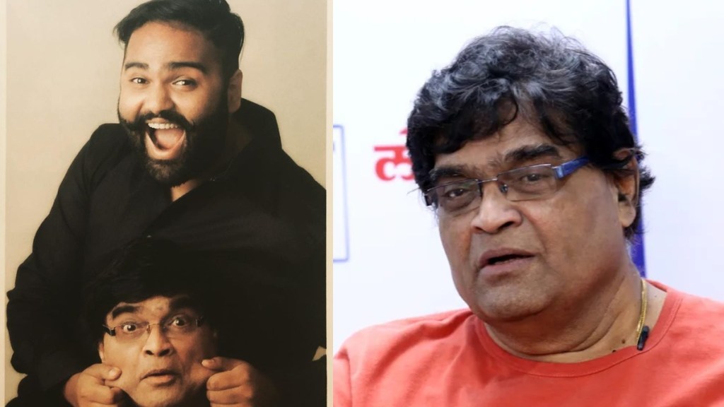 Aniket saraf post for father ashok saraf