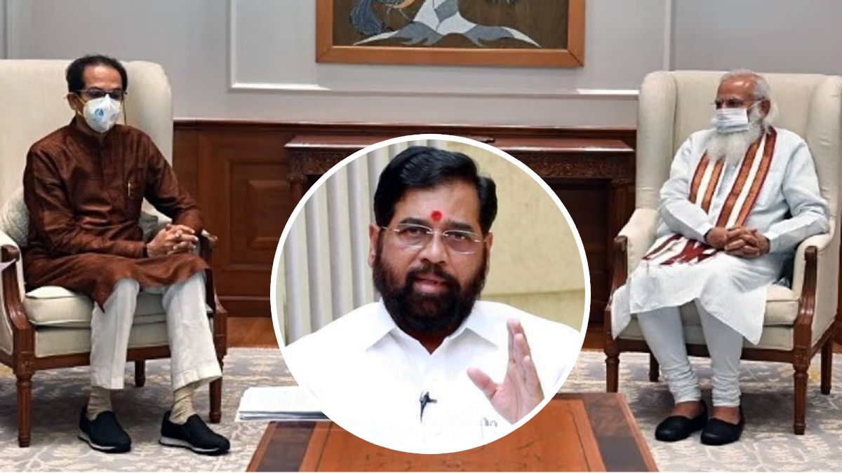 Eknath shinde on Uddhav Thackeray