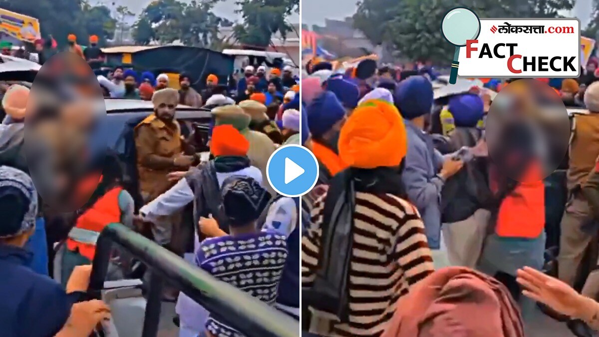 Police Attacked By Farmers In Protest Officers got Injured Viral Claim Video Starts Online Debate But Reality is Shocking Over Poster