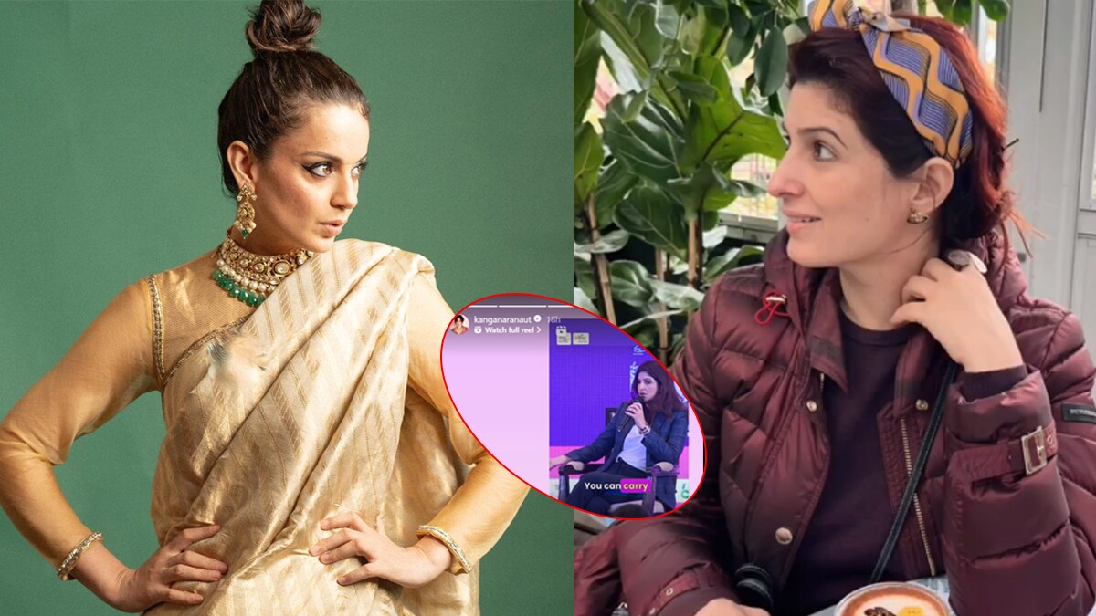 Kangana Ranaut Twinkle Khanna fight Kangana Ranaut criticized Twinkle Khanna comparing men with plastic bags privileged brats nepo kids viral news nepotism कंगना रणौत ट्विंकल खन्ना