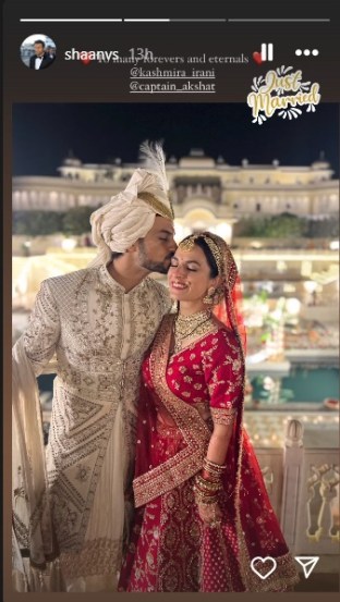 Kashmira Irani marries Akshat Saxena