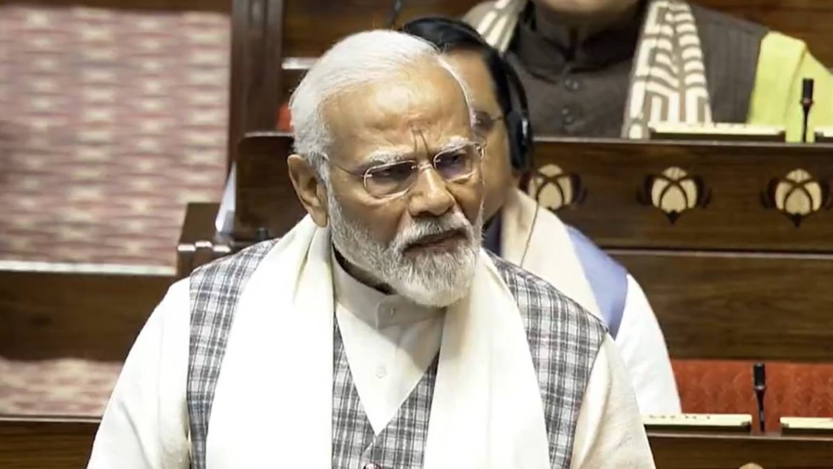 Modi Rajaya Sabha Speech