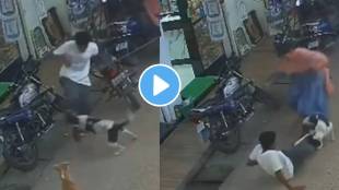 Stray Dogs Chase And Attack A Boy Brave Lady Saved a Man from Street Dog shocking video