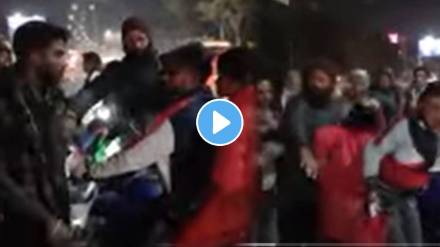 Girl ran away with her lover brother caught her and slapped her