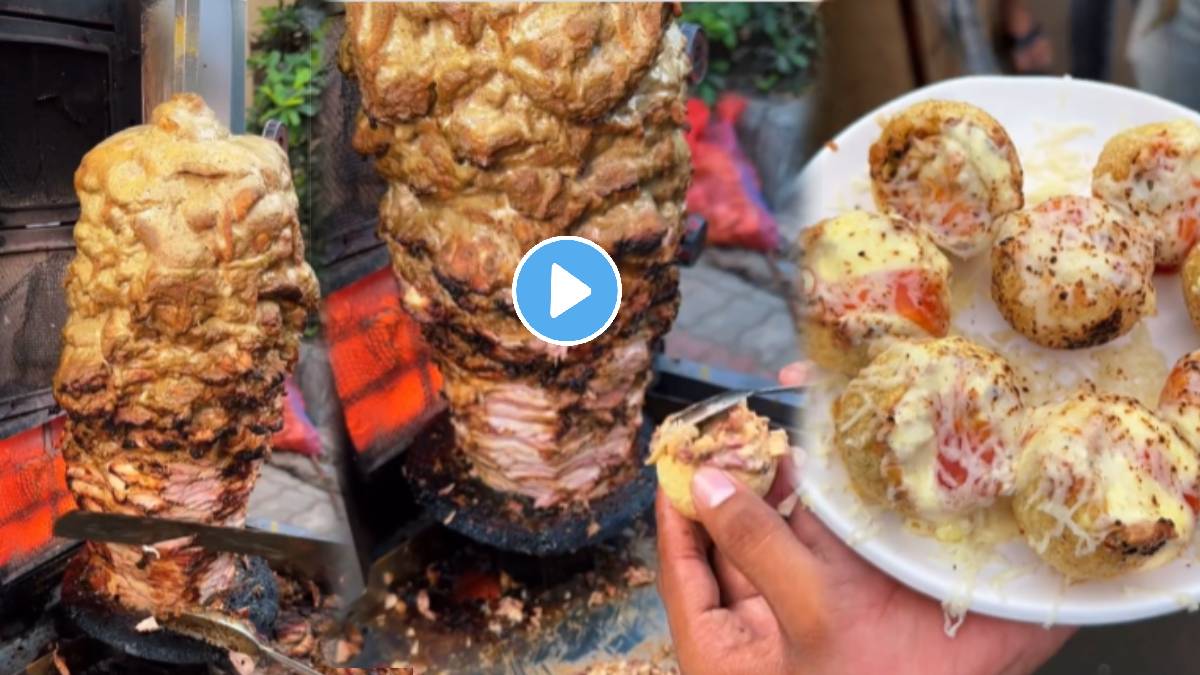 Panipuri Shawarma With Cheese