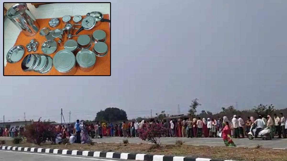 Distribution of kitchen materials wardha