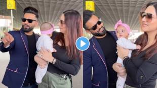 rahul vaidya and disha parmar revealed daughter navya face video goes viral