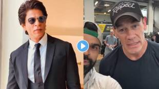 Bollywood actors Shahrukh Khan react on john cena viral video