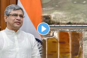 train passing through indian largest salt lake railway railway minister ashwini vaishnav shares rail journe video