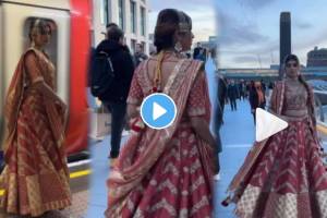 Girl dressed in indian bridal attire london people stared at her see viral video