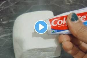 kitchen jugaad video toothpaste on paneer use for skin cleaning