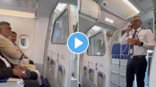 indigo pilot passengers extend warm welcome to nitin gadkari on nagpur delhi flight video viral