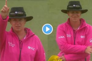 funny video of the umpire in the Australia vs South Africa women's