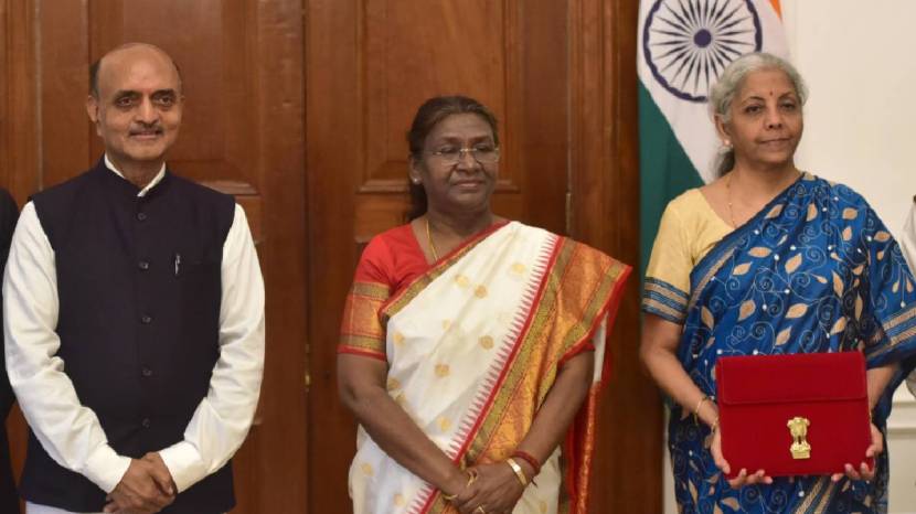 Budget 2024 Nirmala Sitharaman Blue Saree Details Ram Connection Hidden Meaning Of Color Of Finance Minister Sarees Since 2019