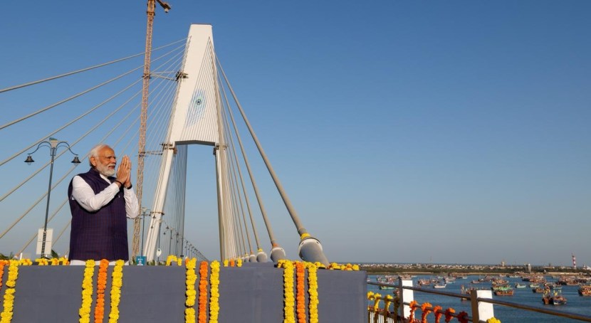 PM Narendra modi at Dwarkadhish