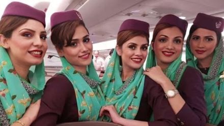 Pakistani flight attendants