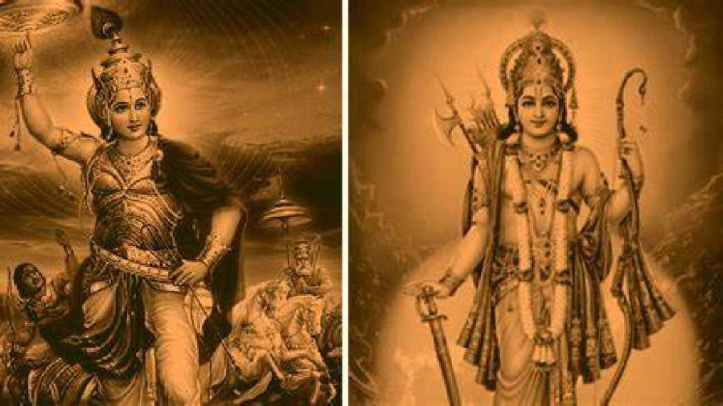 Lord Krishna and Lord Ram