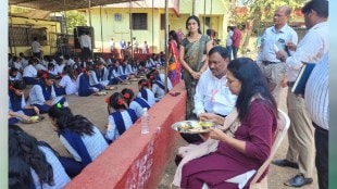 After the poisoning incident in Sant Gadge Maharaj Ashram School members of the State Commission for Protection of Child Rights inspected the Ashram School
