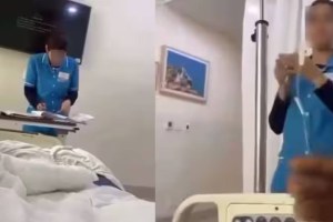 Patient Sexually Harassed Indian Nurse She Shuts Him Down Saying I love India Vulgar Remarks Make Netizens Angry Over Viral Video