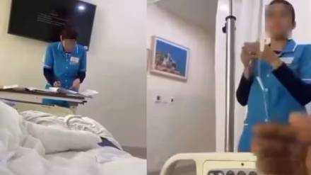 Patient Sexually Harassed Indian Nurse She Shuts Him Down Saying I love India Vulgar Remarks Make Netizens Angry Over Viral Video