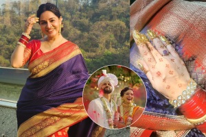 Sukhada Khandkekar nailcaps pooja sawant siddhesh chavan wedding