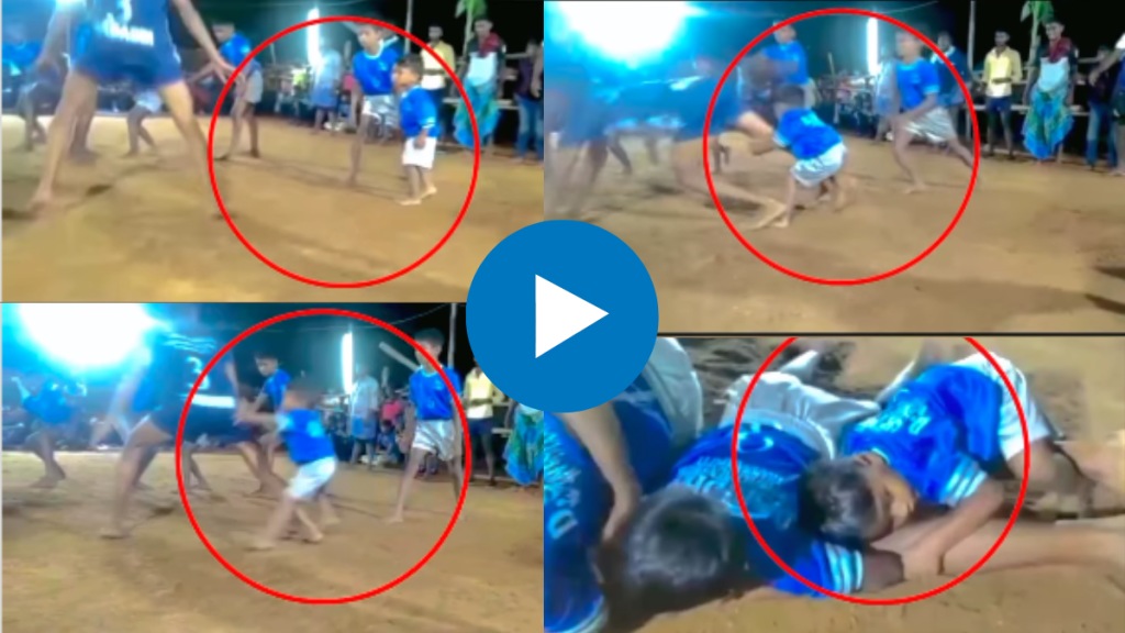 The little kabaddi player wins herts of netizen Video goes viral