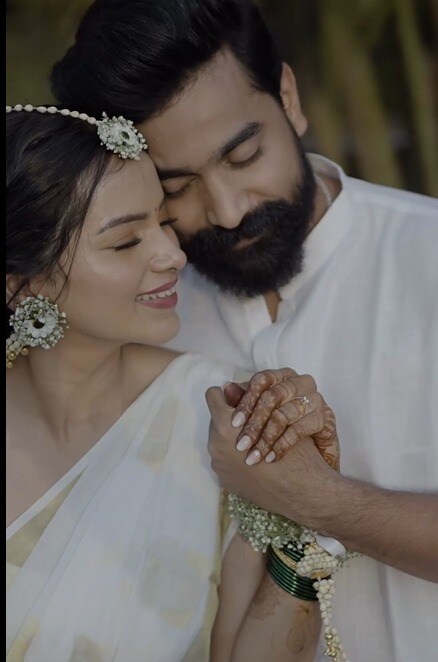 Titeeksha Tawde-got-married-to-drishyam-2-fame-Siddharth-Bodke