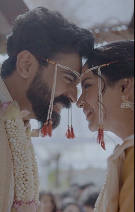 Titeeksha Tawde-got-married-to-drishyam-2-fame-Siddharth-Bodke