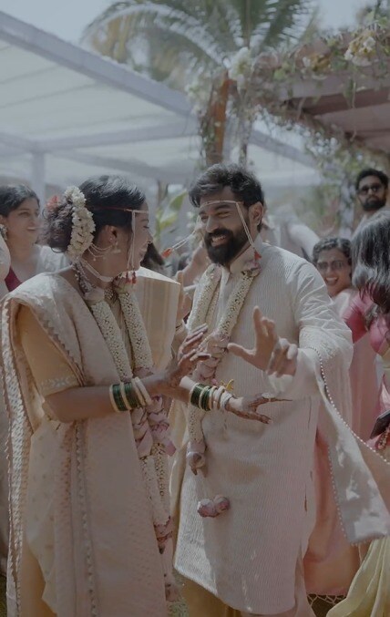 Titeeksha Tawde-got-married-to-drishyam-2-fame-Siddharth-Bodke