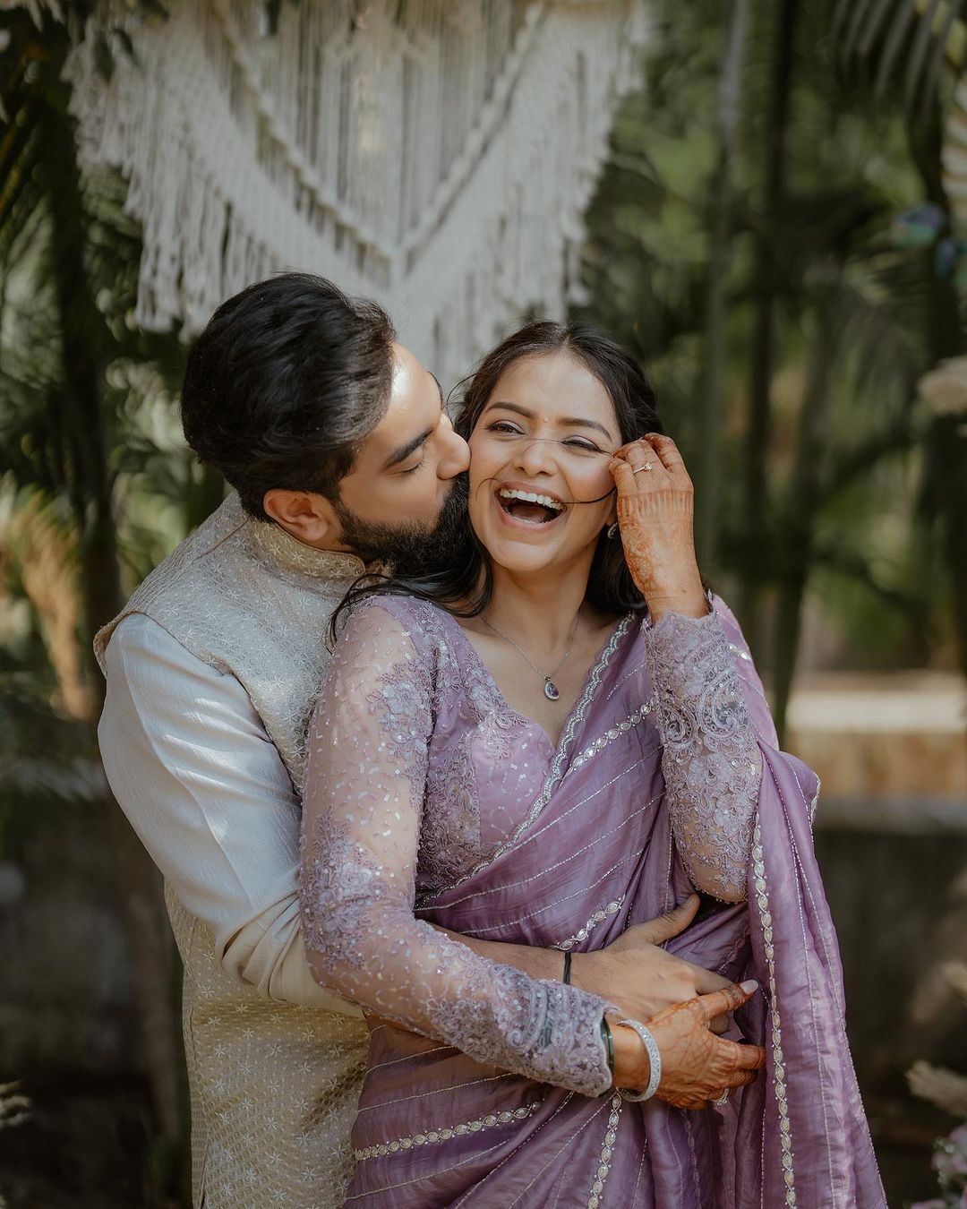 Titeeksha Tawde-got-married-to-drishyam-2-fame-Siddharth-Bodke