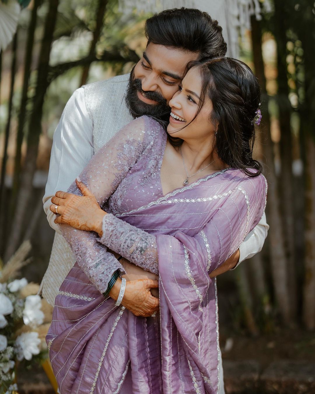 Titeeksha Tawde-got-married-to-drishyam-2-fame-Siddharth-Bodke