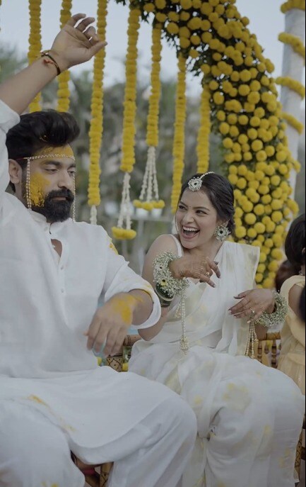 Titeeksha Tawde-got-married-to-drishyam-2-fame-Siddharth-Bodke