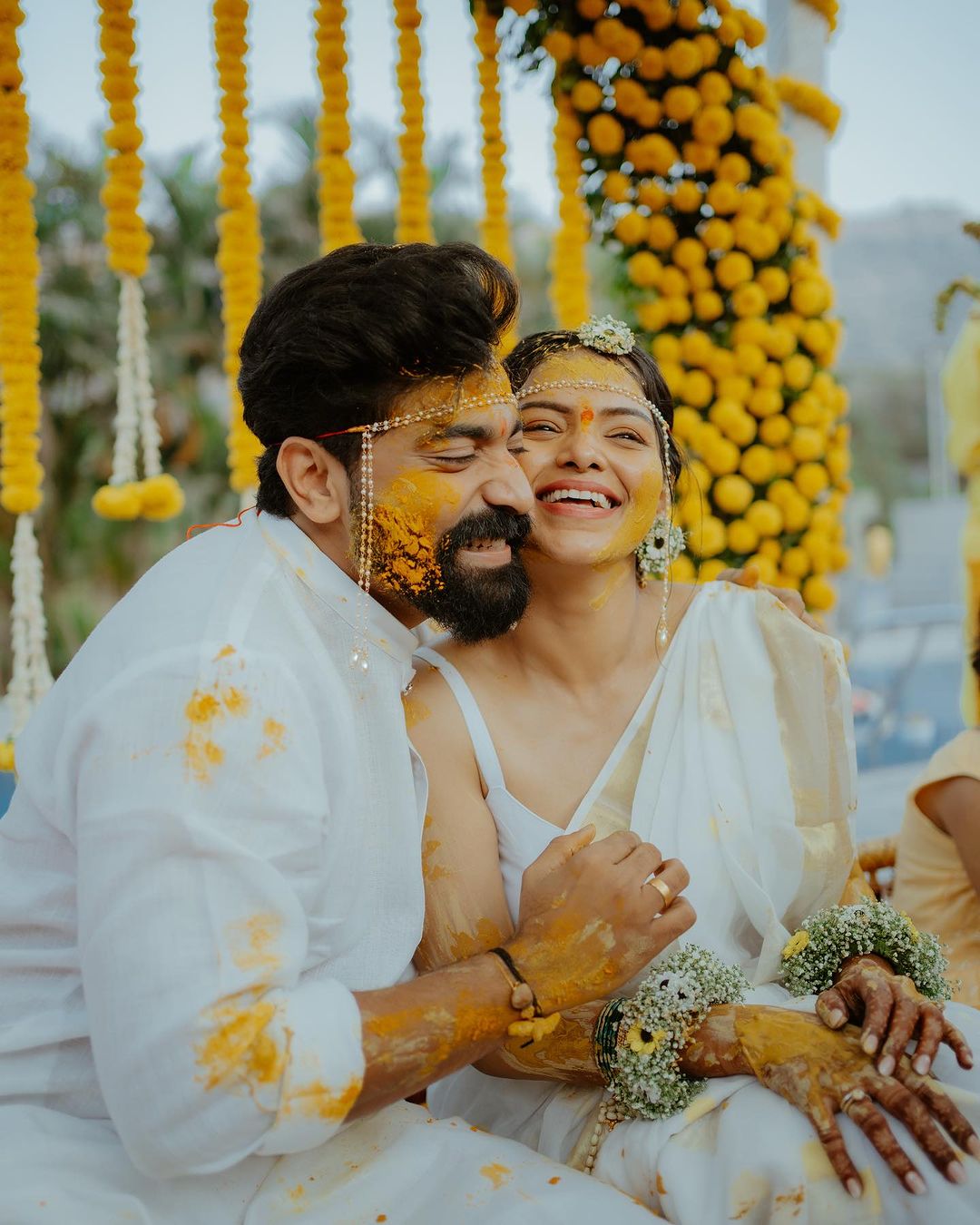 Titeeksha Tawde-got-married-to-drishyam-2-fame-Siddharth-Bodke